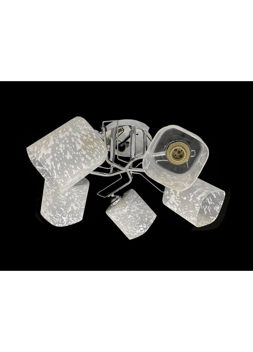 Люстра стельова на 5 плафонів 7364F/5 Хром Sirius (365878037)