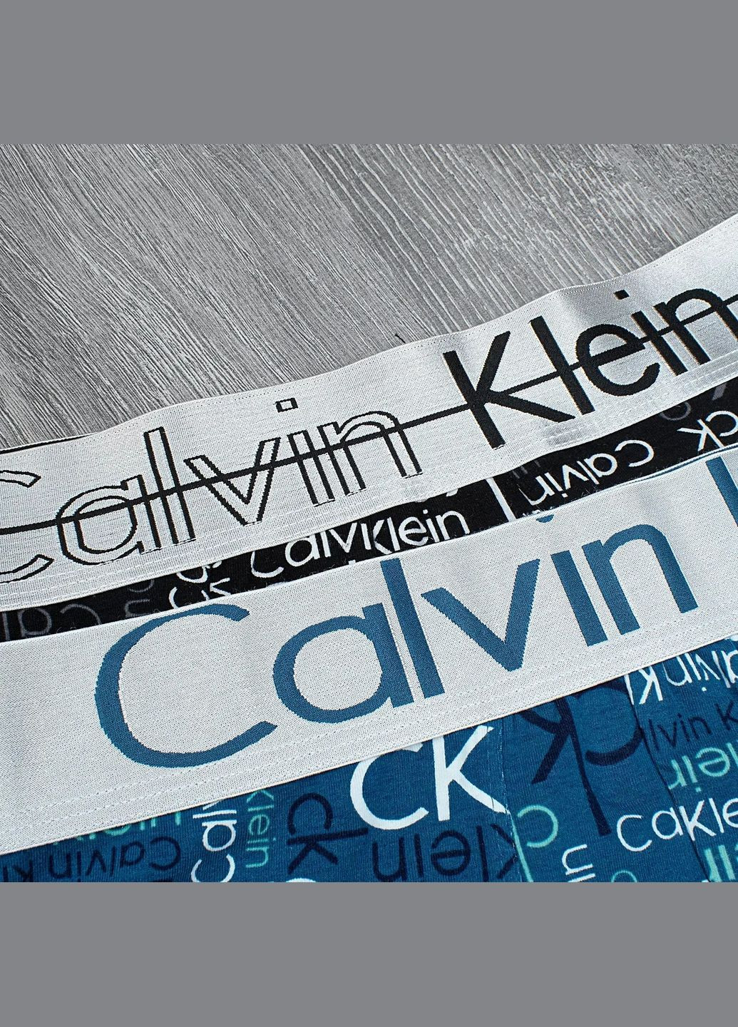 Трусы-боксерки из натурального хлопка с брендированными надписями СК, Италия, размер 2XL No Brand (335077434)