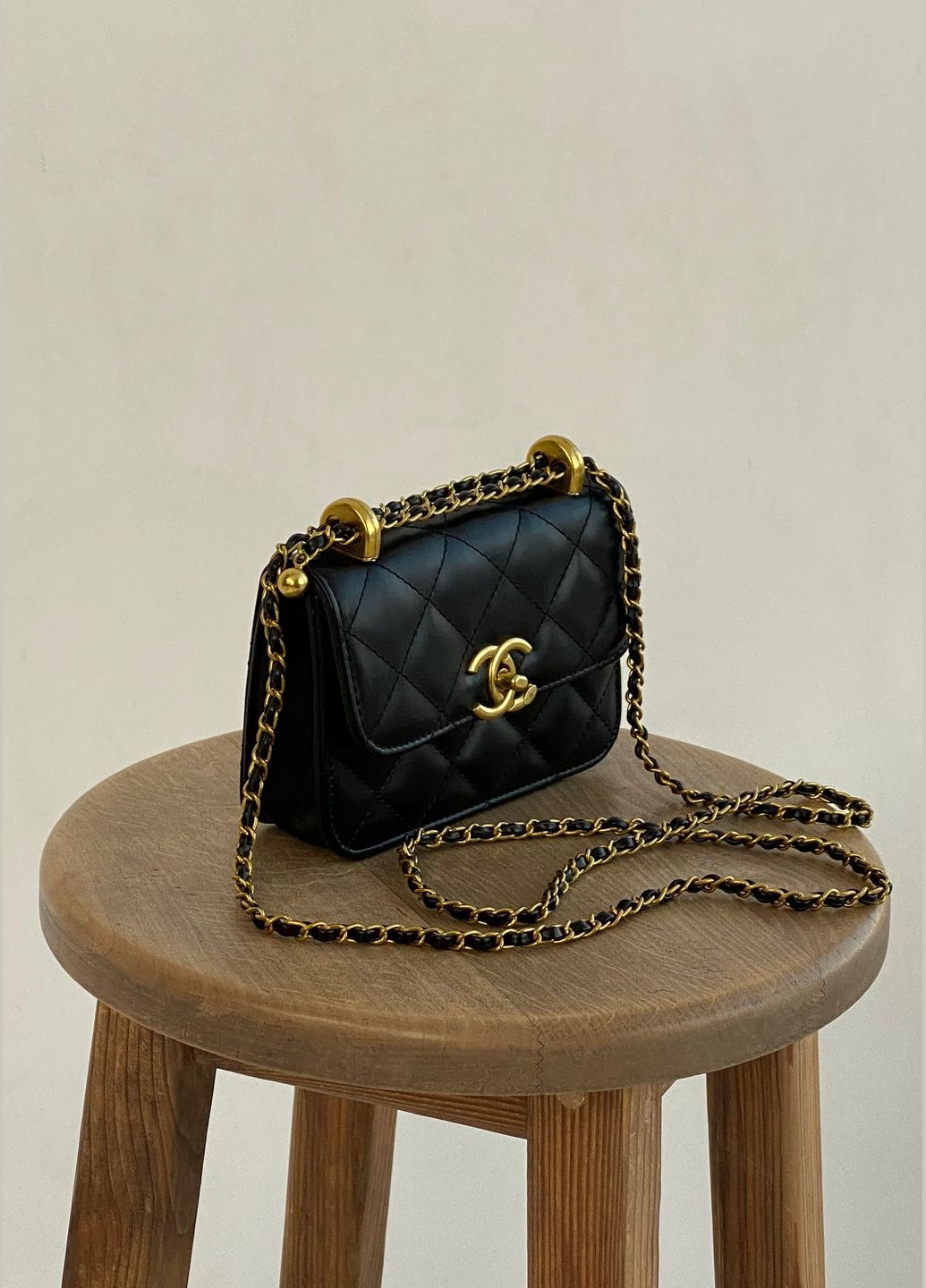 Жіноча сумка Chanel крос-боді чорна No Brand (290664106)