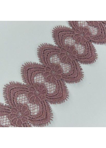Мереживо макраме 7см (13м) Колір - Бузок/пудра (10-L0434-6) Plus-plus (352747099)