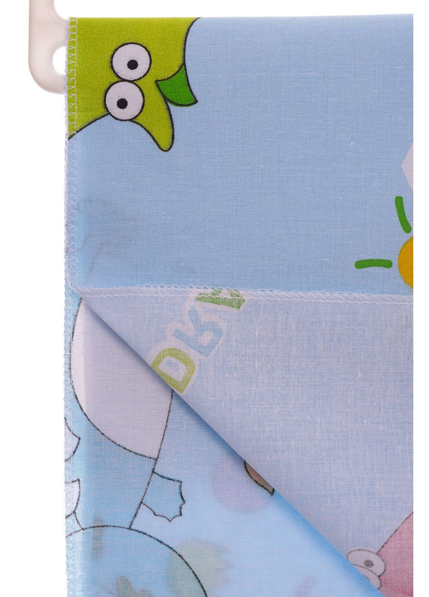 Пелюшка бавовняна для хлопчика Dino блакитна 110*85см (51277) BABYKROHA (298400337)