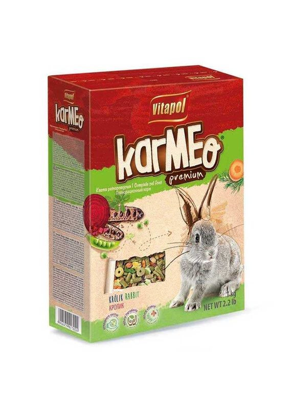 Корм для кроликов Karmeo 1 кг (5904479012029) Vitapol (331960141)