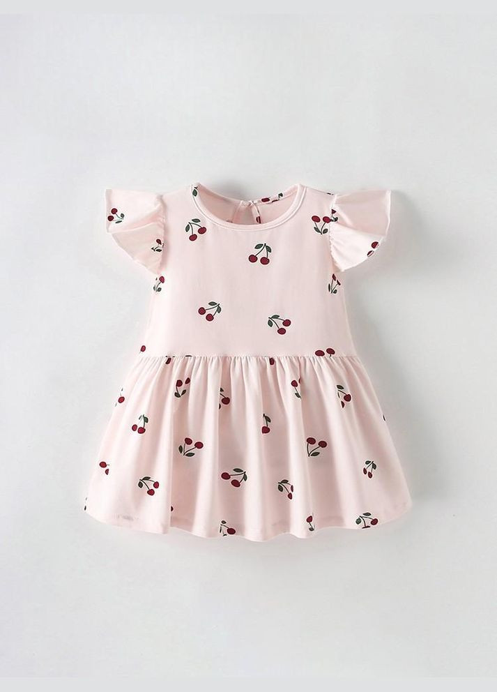 Розовое детское летнее платье для девочки арт 10203 розовый Malwee (324018651)