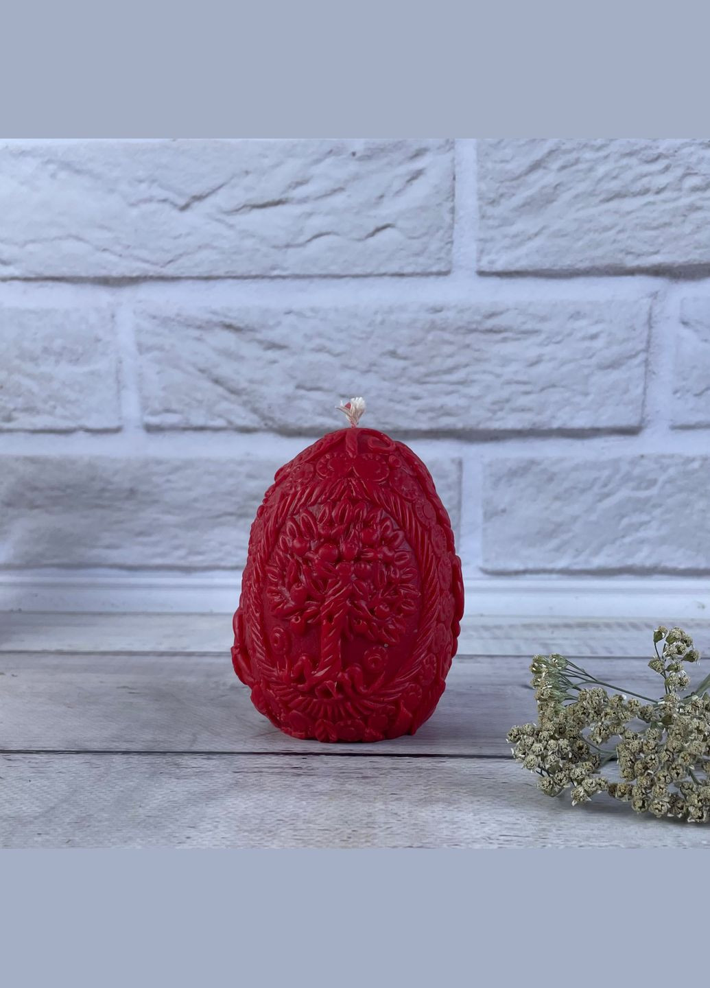 Червона воскова свічка - Яйце-оберіг 5Candles (322347300)