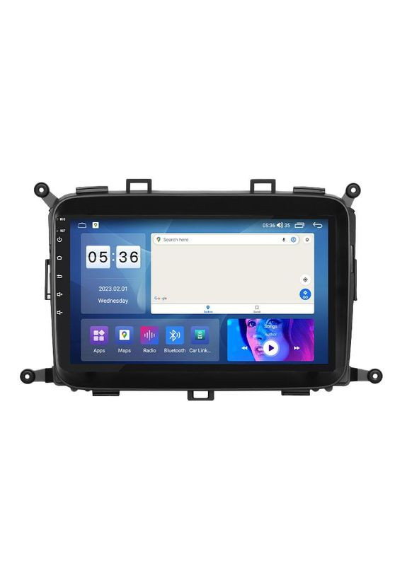 Штатная магнитола для Kia Carens III (RP) 2013-2019 экран 9" 2/32Gb CarPlay 4G Wi-Fi GPS Prime 4шт Lesko (336205825)