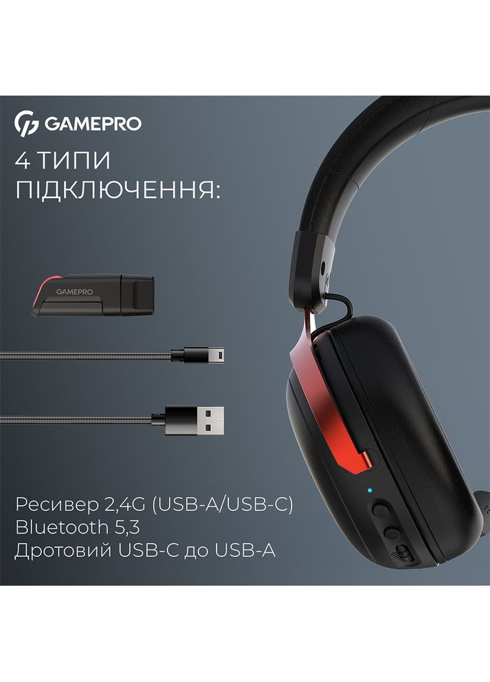 Гарнітура Asgard Freya Pro Black/Red (HSW201BR) GAMEPRO (368901254)