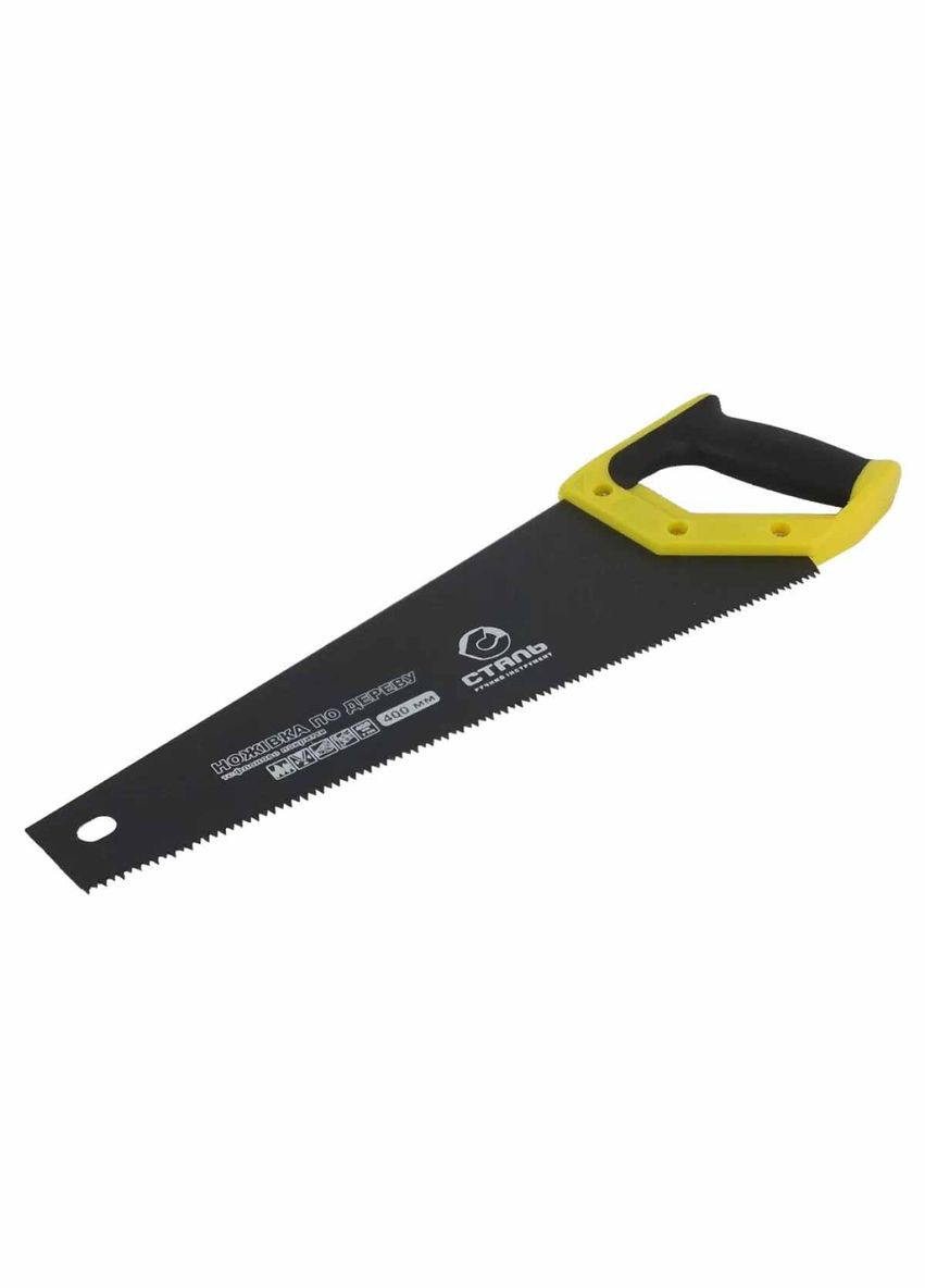 Ножівка по дереву 40119 450 мм з тефлоновим покриттям (69721) СТАЛЬ (317346468)