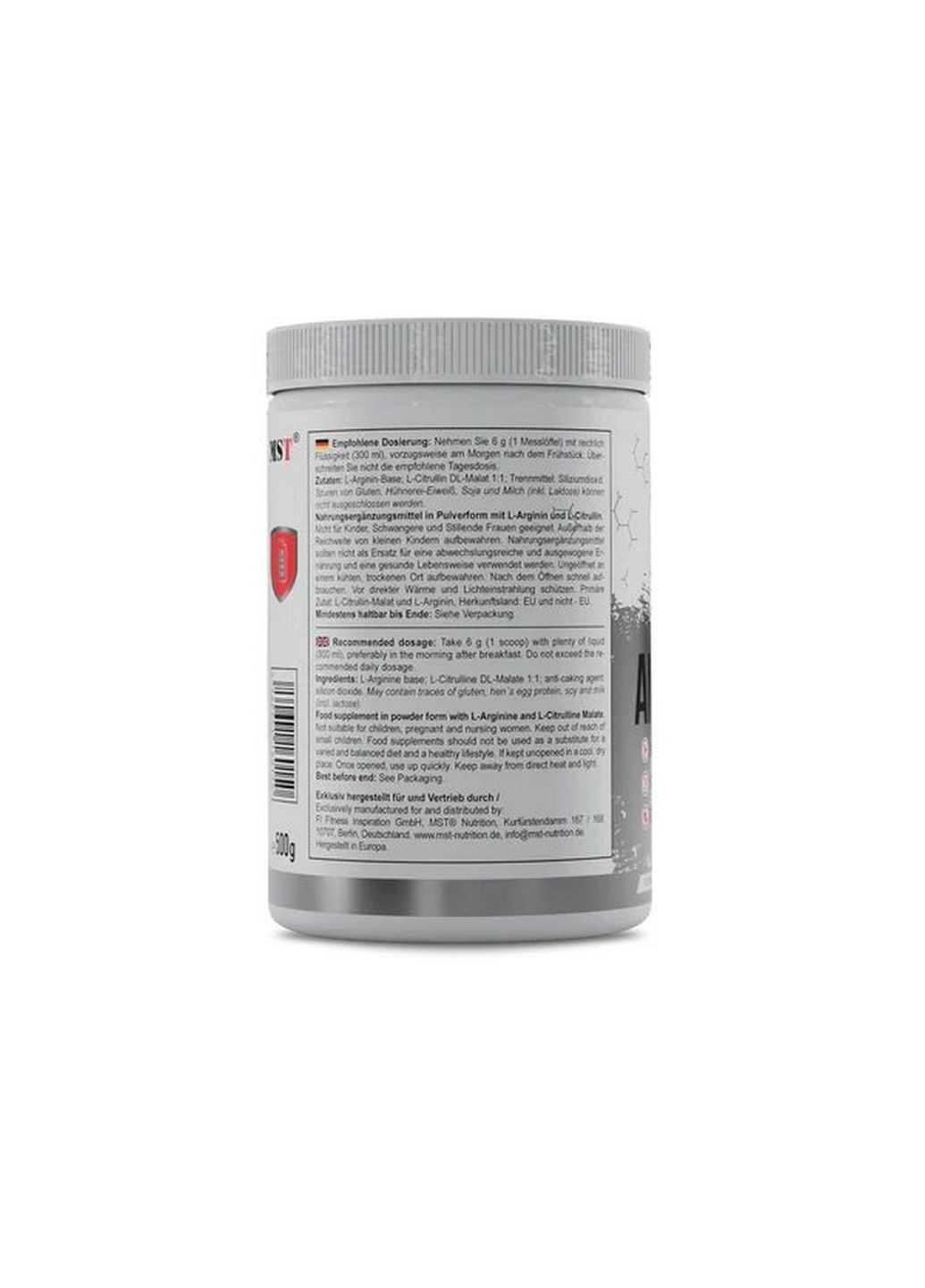 Передтренувальний комплекс Amino Pump, 500 грам MST (295898874)