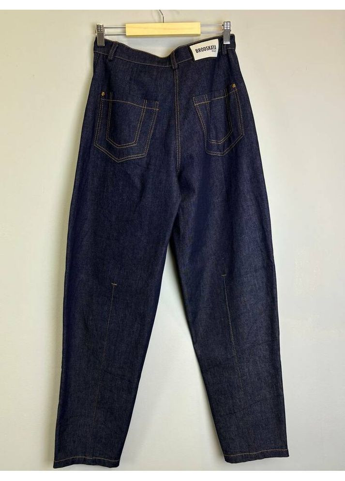 Женские джинсы-бананы с завышенной талией BRODSKAYA MKAB166 ANNA BRODSKAYA - (368717769)