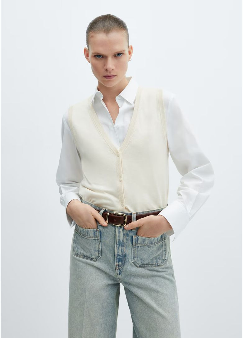 Джинси wide leg широкі рівні прямі Mango - (355268134)