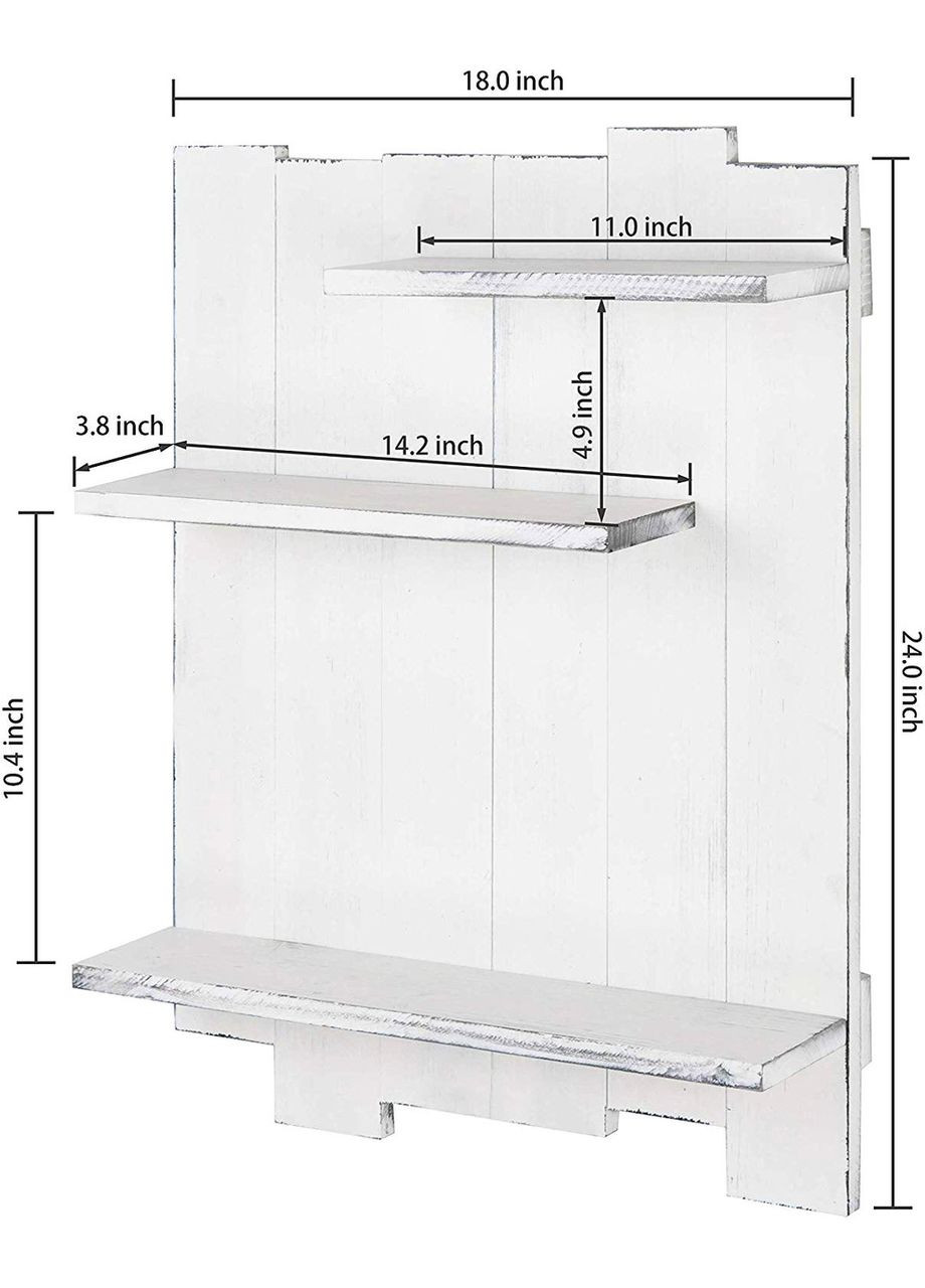 Полиця для ванної з дерева Ділінген ірис (ВНП-003652) No Brand (328091459)