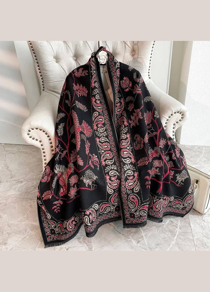 Кашеміровий шарф "Пташка" 102020 Cashmere (322502066)