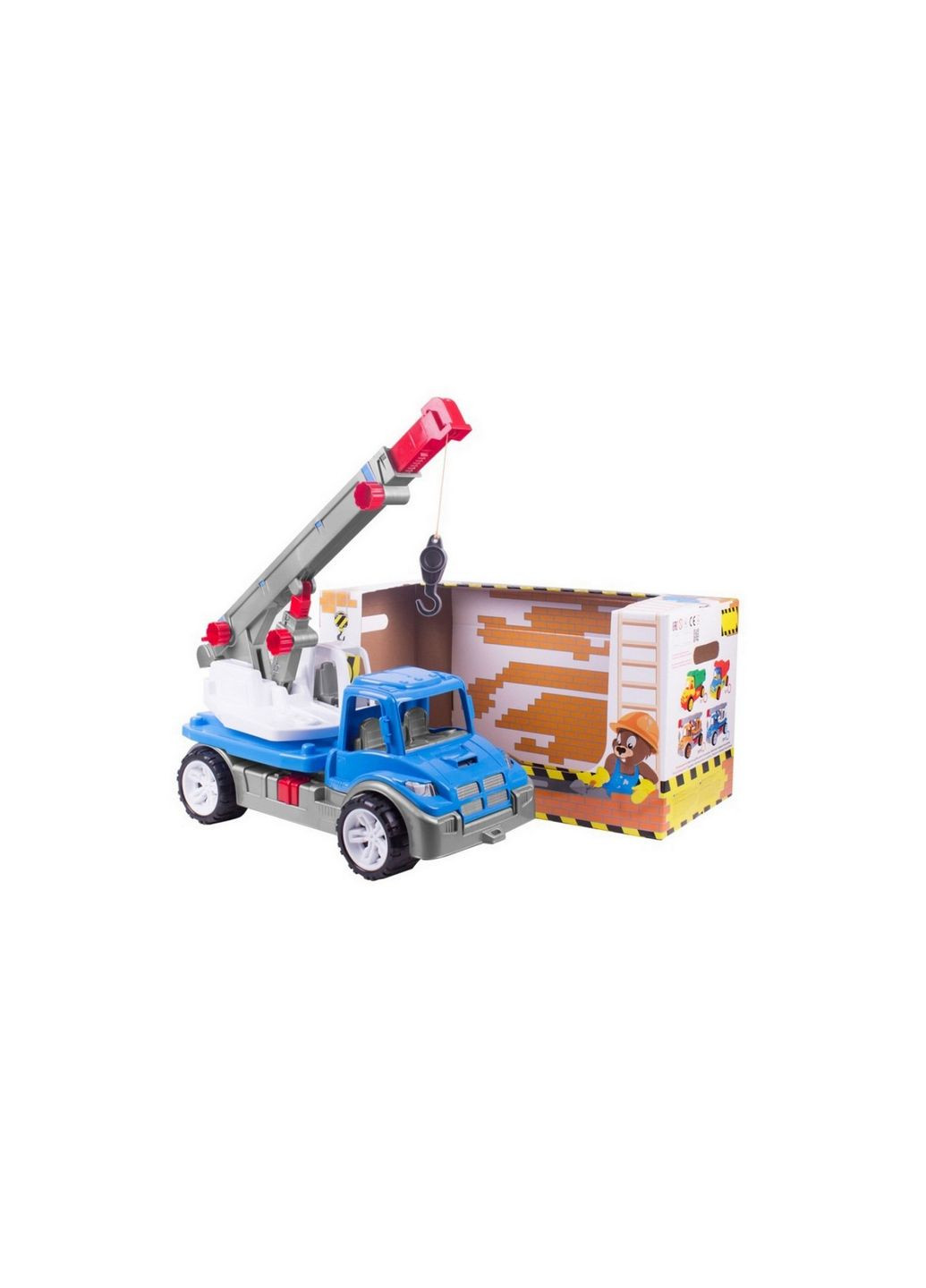 Детская игрушка "Автокран" Технок 3893TXK в коробке ТехноК (282933326)