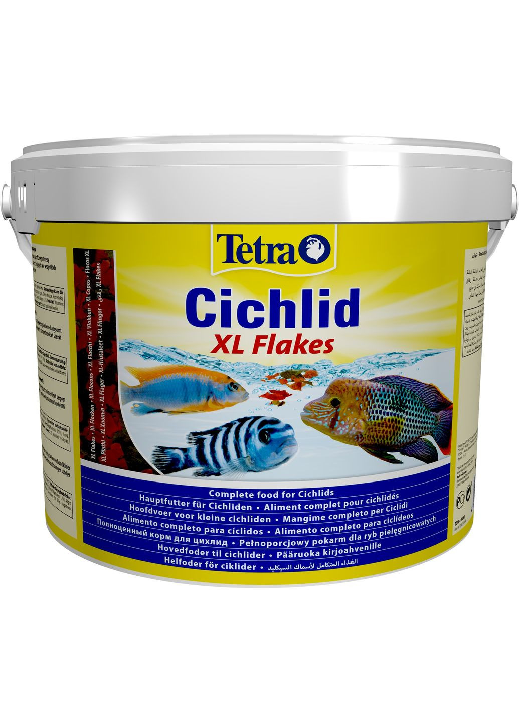 Корм Cichlid XL Flakes для аквариумныx рыб в xлопьяx 10 л (4004218201415) Tetra (279571429)