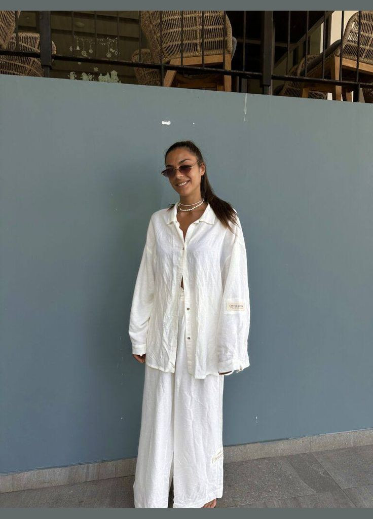 Женский костюм из льна Adelante (322930974)