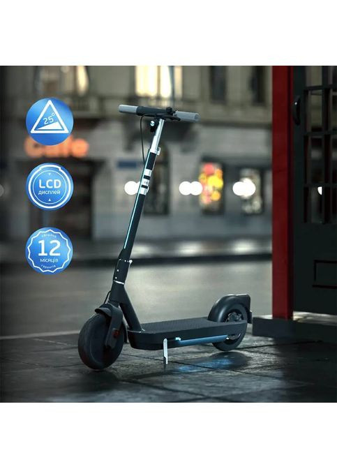 Електросамокат ES30-NEON PRO Black 10" (ES30-B) OKAI (323107777)
