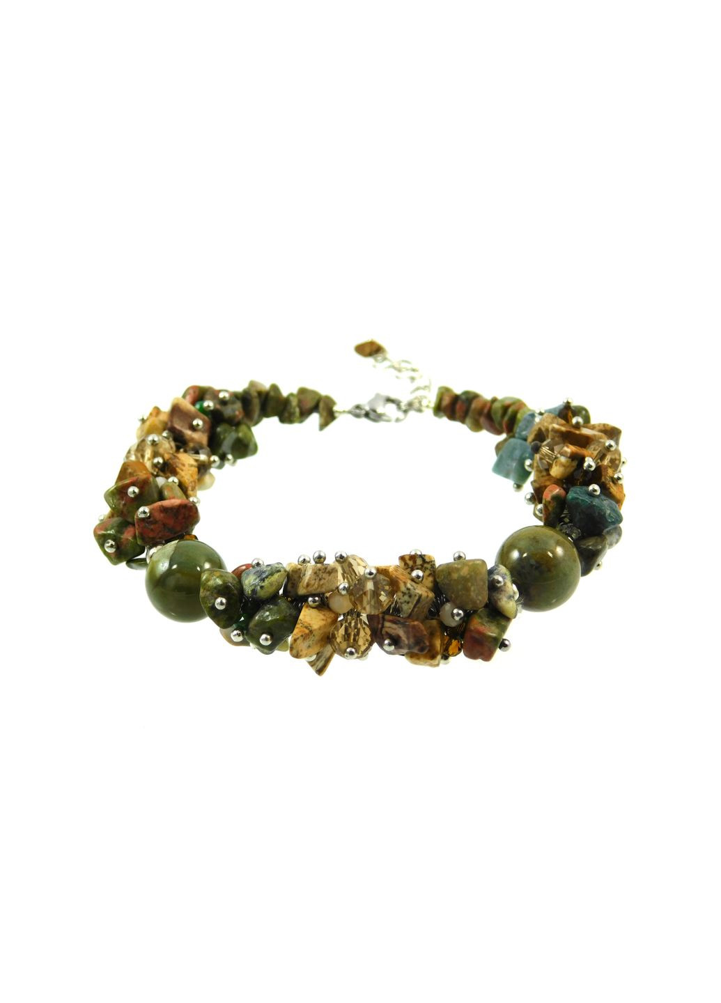 Эксклюзивный браслет "Карамельный вкус" Яшма 18 Fursa fashion (322313706)