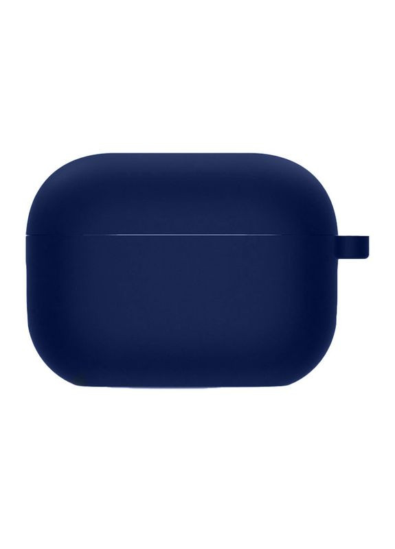 Силиконовый футляр с микрофиброй для наушников 2 / Pro Midnight blue No Brand Airpods Pro (361077948)