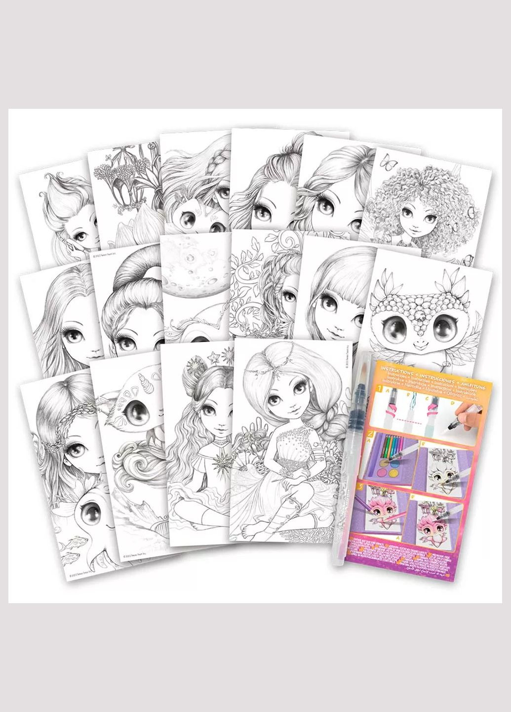 Раскраска водяная Возьми в путь (11452) Nebulous Stars (326805365)