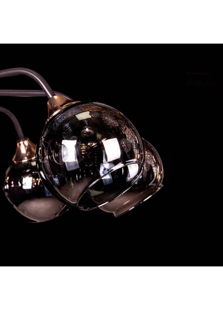 Люстра в стиле лофт на 8 лампочек N5054/8/COFFEE+FGD No Brand (352230132)