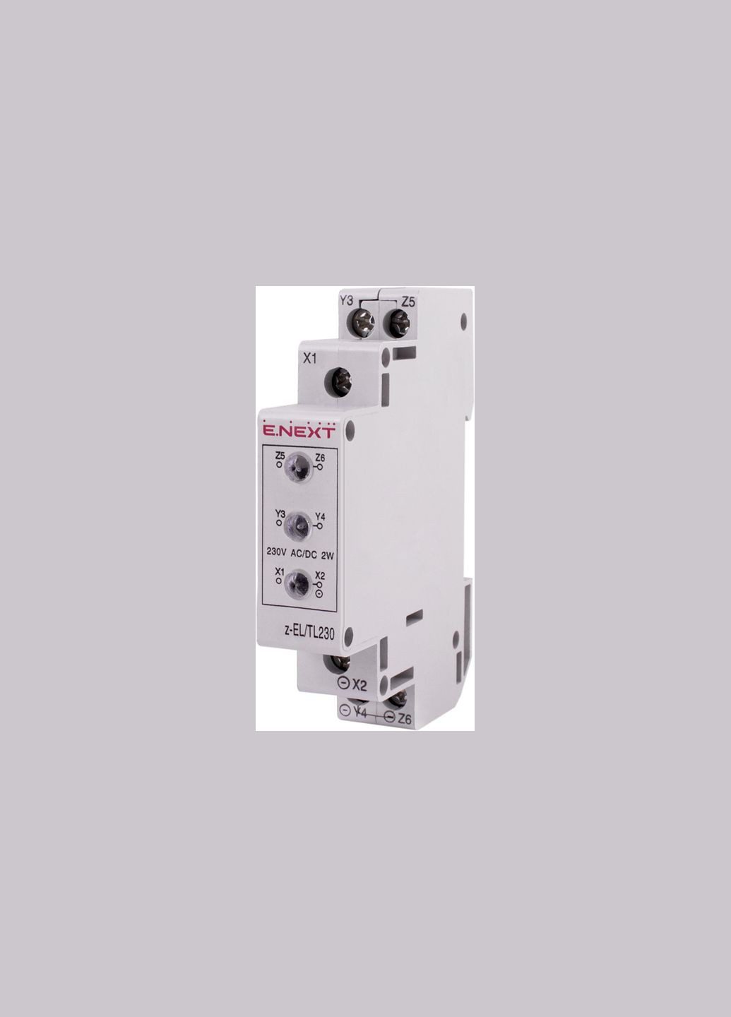 Модульна сигнальна арматура червона [p059011] e.i.din.380.3f.red E.NEXT (344529848)