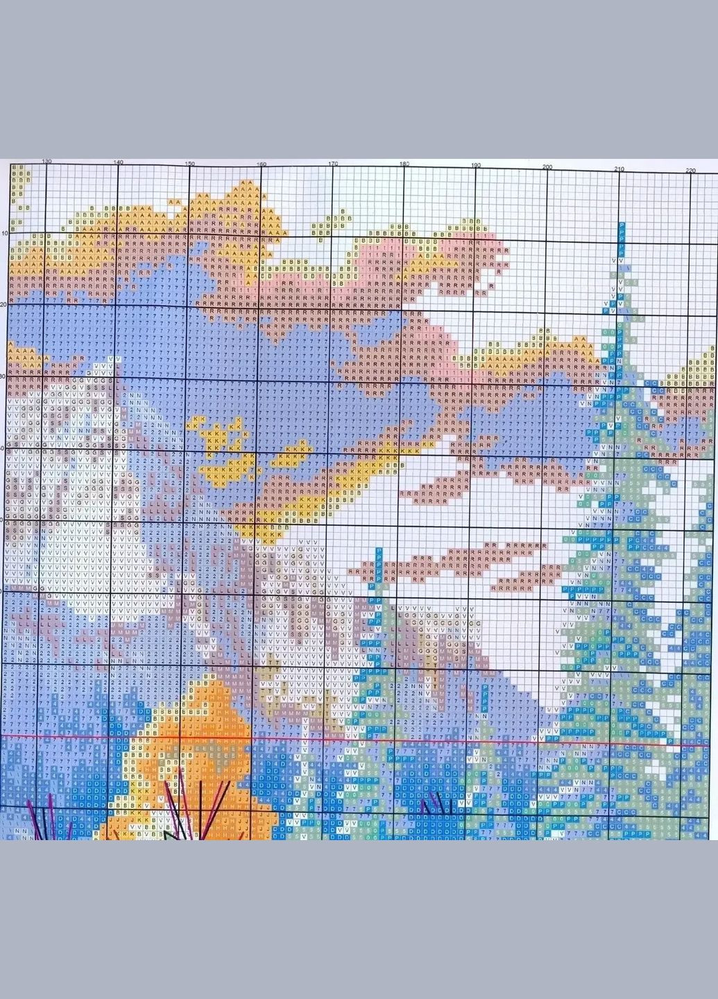 Набір для вишивання за нанесеною на канву схемою "The snow of winter". AIDA 14CT printed 49*36 см Joy Sunday (313613446)