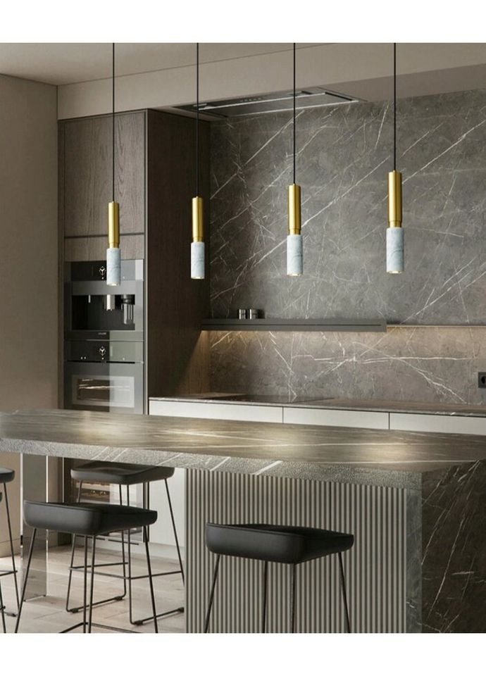 Люстра підвісна на 1 лампочку 27384 Латунь 45-150х10х10 см. Sunnysky (335974745)