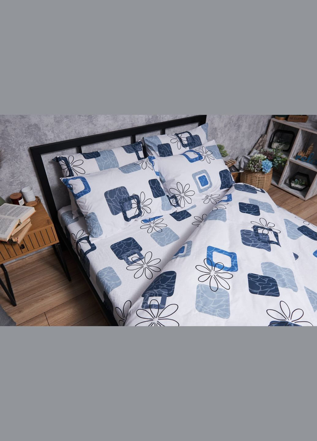 Комплект постельного белья Бязь Gold Люкс «» евро 200х220 наволочки 2х70х70 (MS-820004737) Moon&Star Silky Touch (293147944)