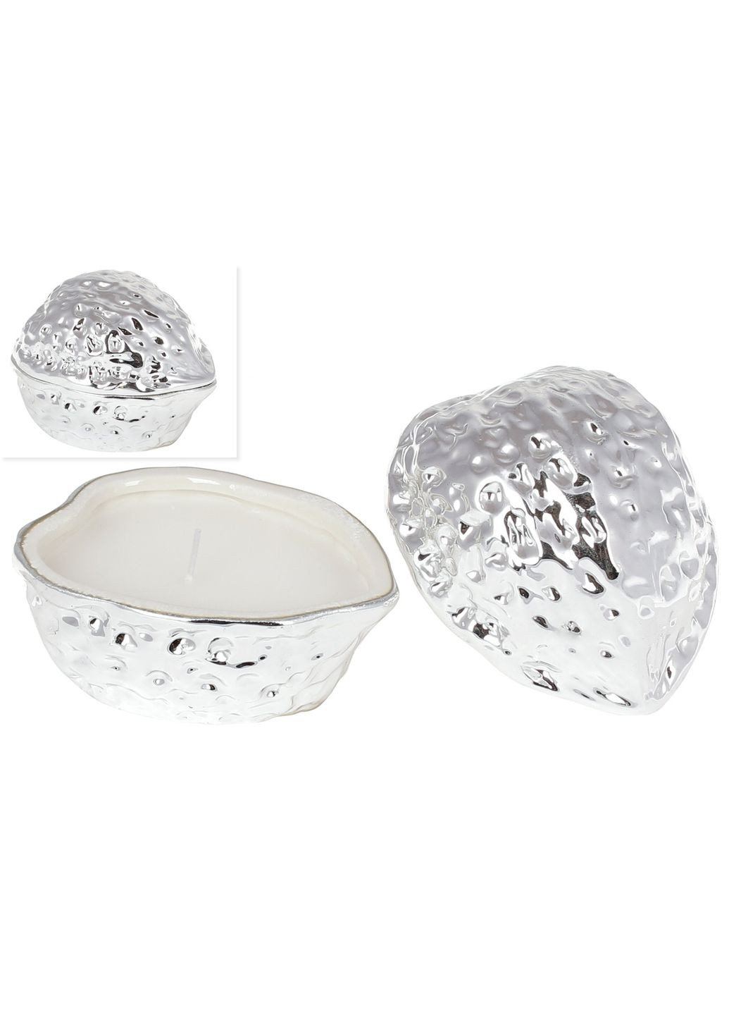 Декоративная свеча с крышкой Орех, 11см Home (341484074)