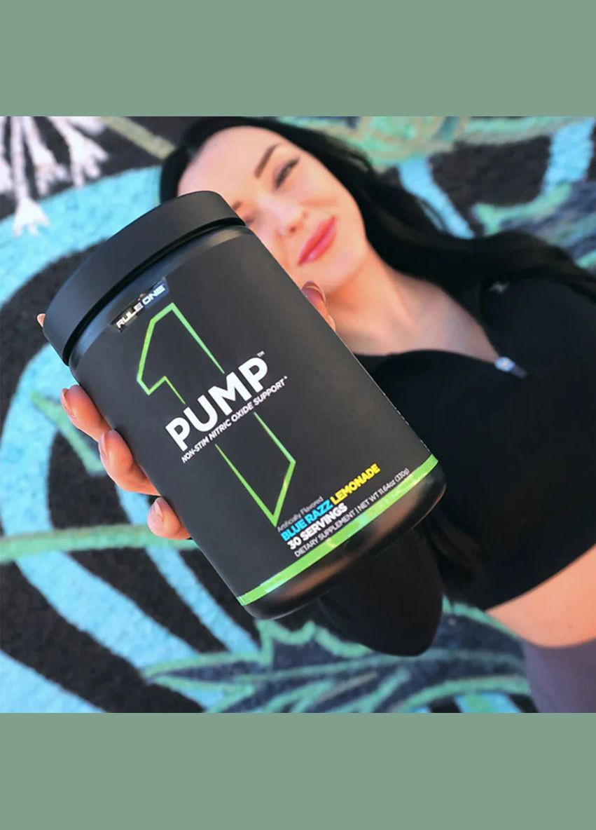 Предтренировочный комплекс Proteins Pump 330 g (Blue Razz Lemonade) Rule One (308976614)