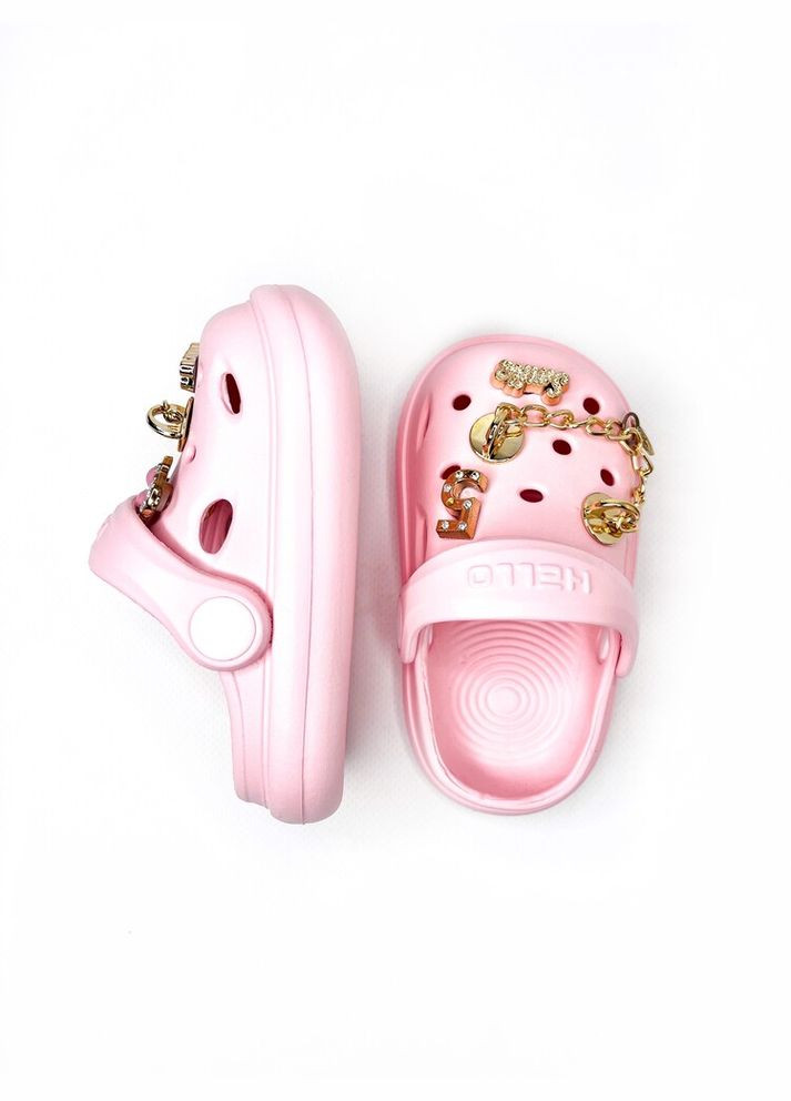 Дитячі крокси сабо ВВТ 21 р 14 см рожевий артикул Ш170 BBT (335250631)