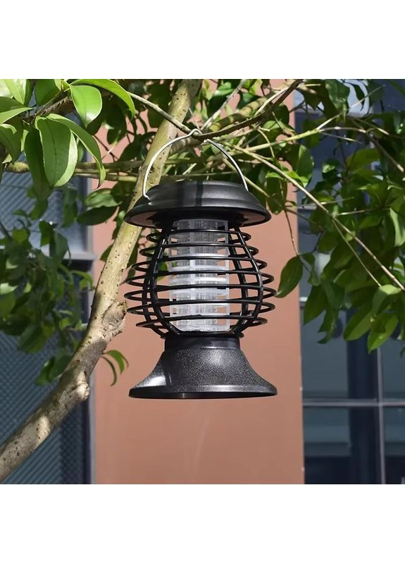 Садовый антимоскитный светильник на солнечной батарее уличный фонарь 2 в 1 с ультрафиолетовой подсветкой защита от насекомых No Brand (361161790)