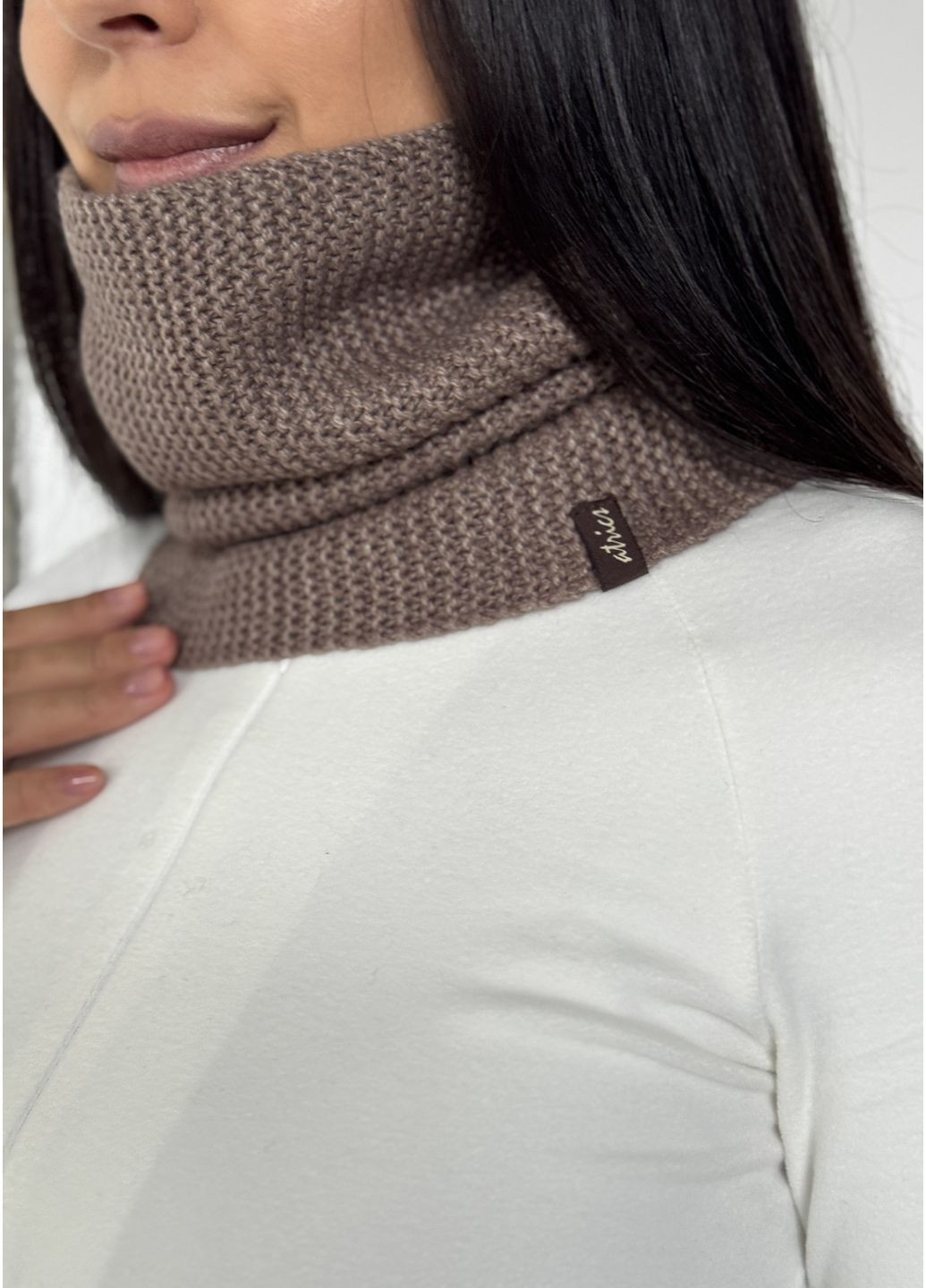 Теплий жіночий снуд-бафф InFashion Бафф (366303368)