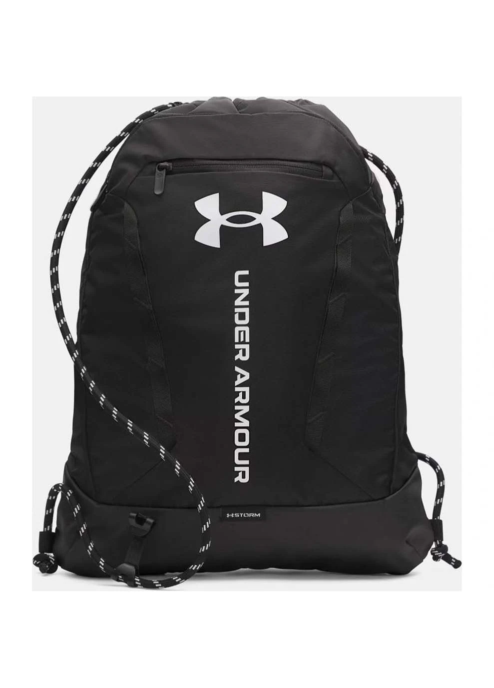 Рюкзак UA Hustle Sackpack 22L чорний Унісекс 39 х 53 х 7 см Under Armour (367588256)