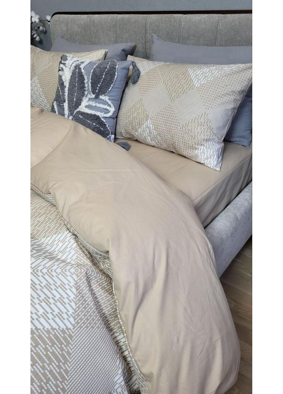 Постельное белье с резинкой Баланс, ранфорс Двухспальный размер, наволочки 70/70 No Brand (364219807)