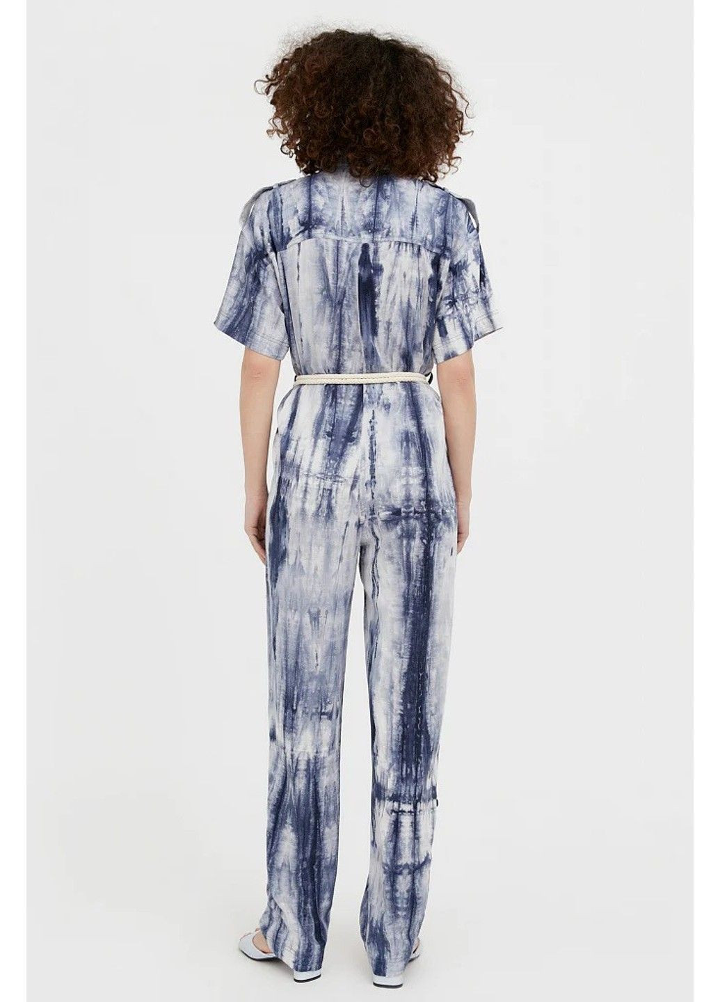 Комбінезон S21-11022-101 Finn Flare комбінезон-брюки малюнок синій повсякденний