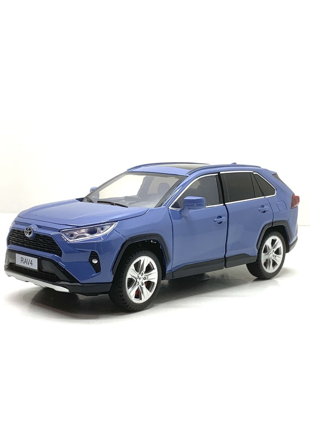 Машина Автосвіт Toyota RAV4 інерційна відчиняються двері капот багажник 20 см Синя (AP-2008) No Brand (302215594)