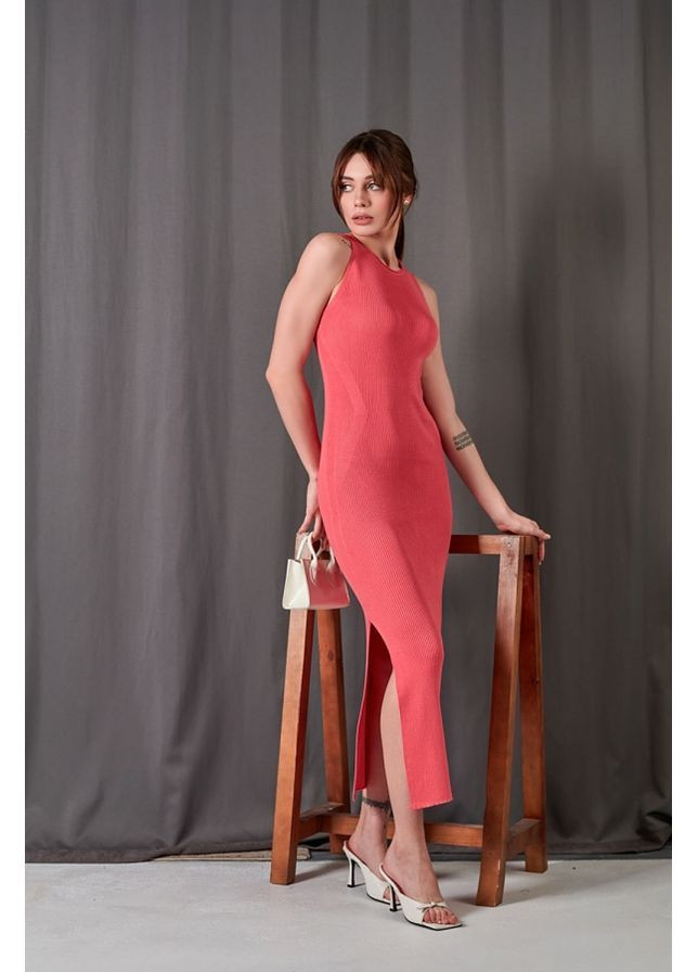 Коралова сукня 2103 сталевий Triko Bakh