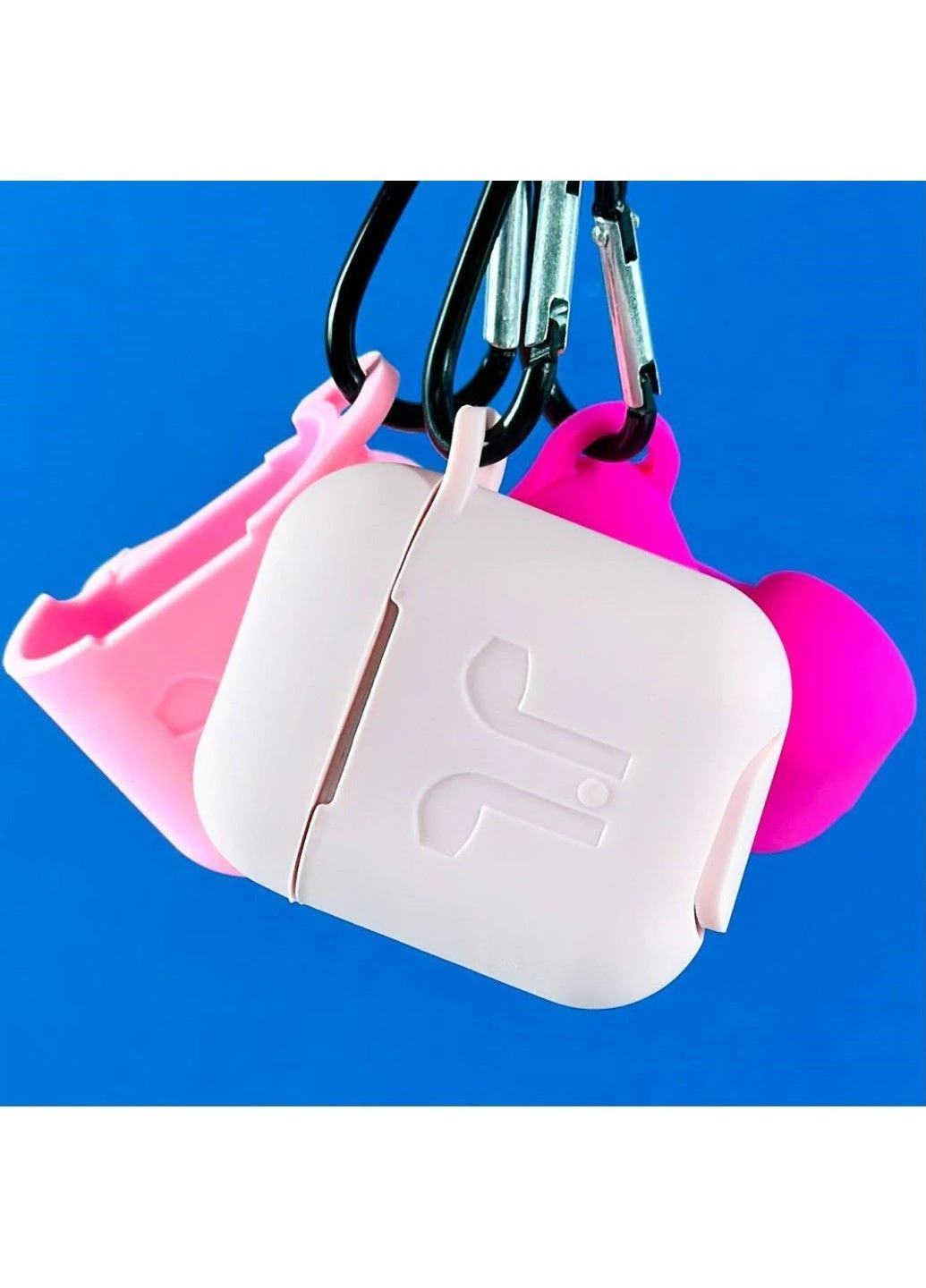 Силиконовый чехол с карабином для наушников AirPods Pro No Brand (388434461)
