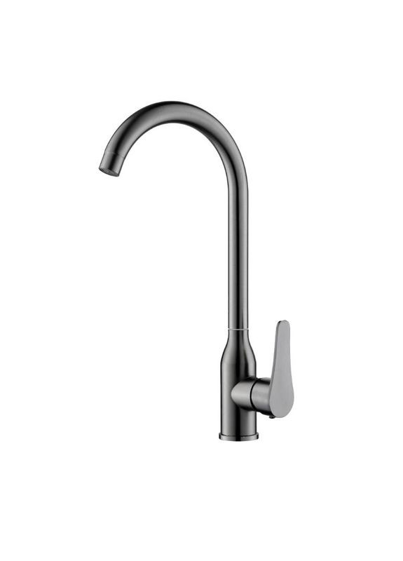 MLT-40501GG кухня одноваж. поворот. вилив гайка Ø35 БЕЗ ПІДВЕД, (гангрей) {10/1} Slat (371882674)