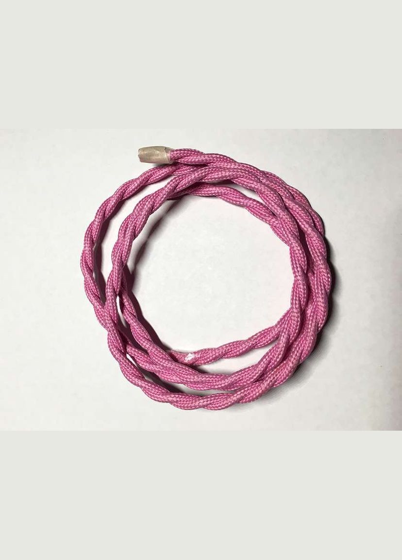 AMP кабель текстильний звитий 2x0.75 pink Levistella (282843617)