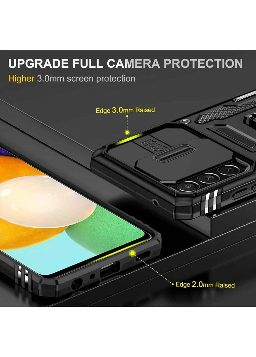 Ударопрочный чехол Camshield Army Ring для Samsung Galaxy A73 5G Epik (392228929)