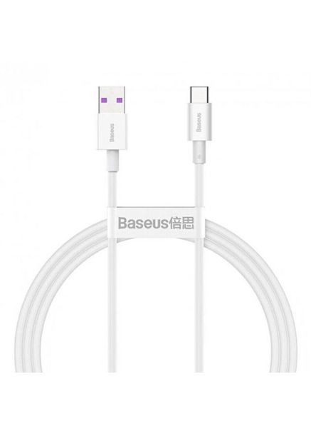 Кабель Superior Series Fast Charging Data Cable USB to Type-C 66W 2m White Baseus (297453802)