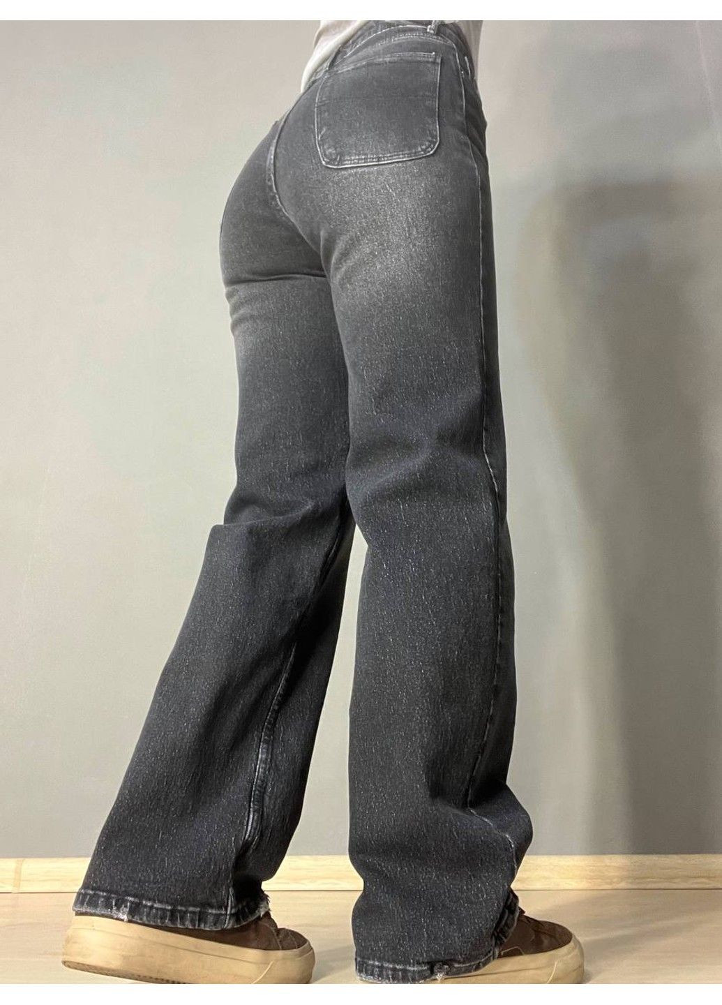 Джинси жіночі Q-4 Denim 561-70 палаццо рівні від стегна стрейчеві комфорт No Brand - (322117117)