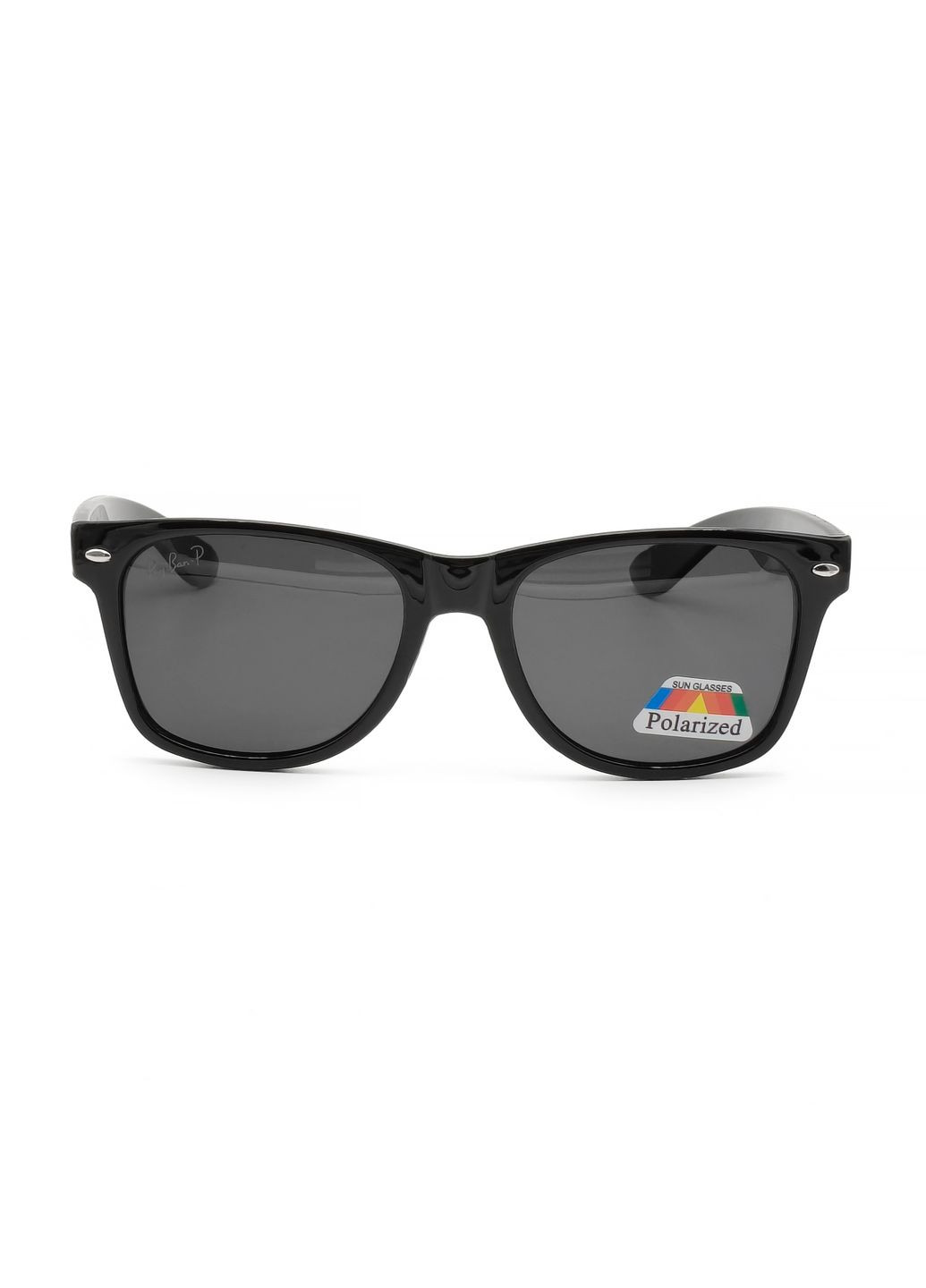 Сонцезахисні окуляри R-B polarized чорні, глянцева оправа No Brand 2140 (331294712)