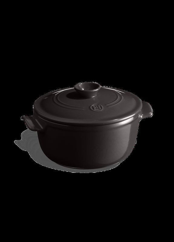 Каструля з кришкою Flame ceramic 2.5 л Charcoal (794525) Emile Henry (301002708)