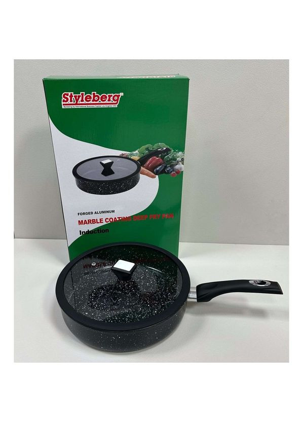Сковорода глибока d-24 см із гранітним покриттям 1506 Styleberg (367621973)