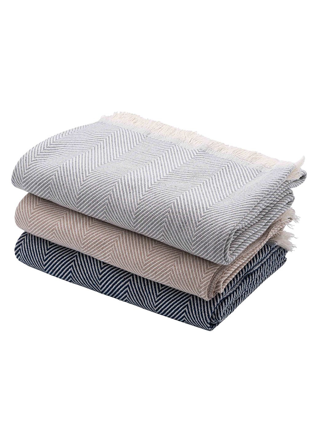 Плед Summer 140х190см, 100% бавовна, сірий ART0915SG Ardesto (297138932)