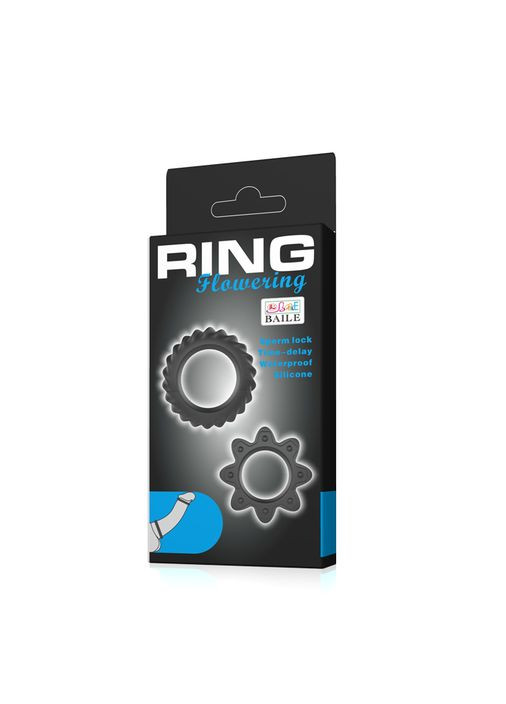 Набір ерекційних кілець RING FLOWERING SILICONEBaile 4255 Baile (391389680)