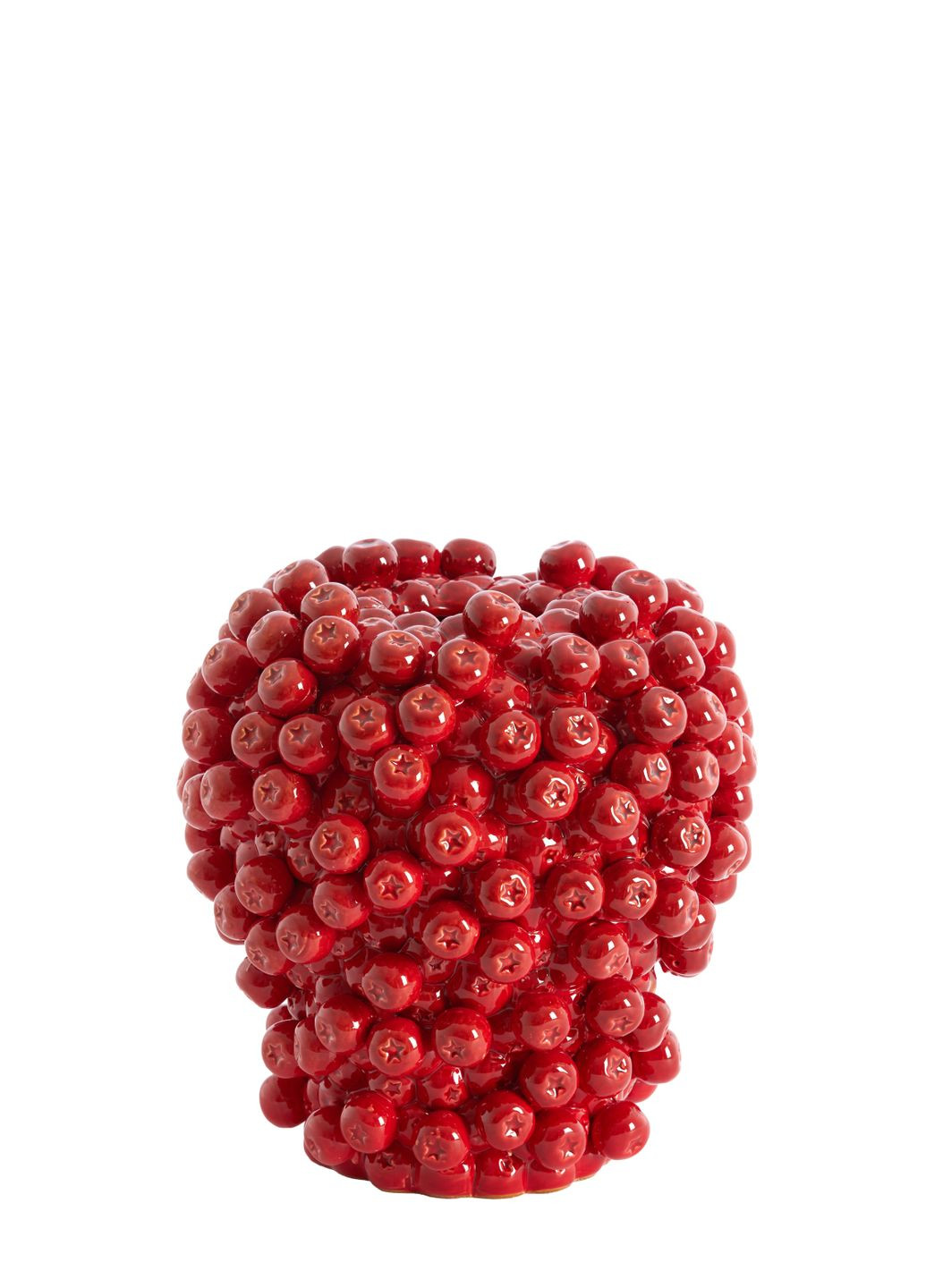 Ваза с джетфруктами эксклюзивная ручная работа зеленого цвета высота 30 см (5741176) Light&Living (365824565)